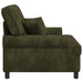 XXL fauteuil met kussens Groen 1,5 Lijnen Stof