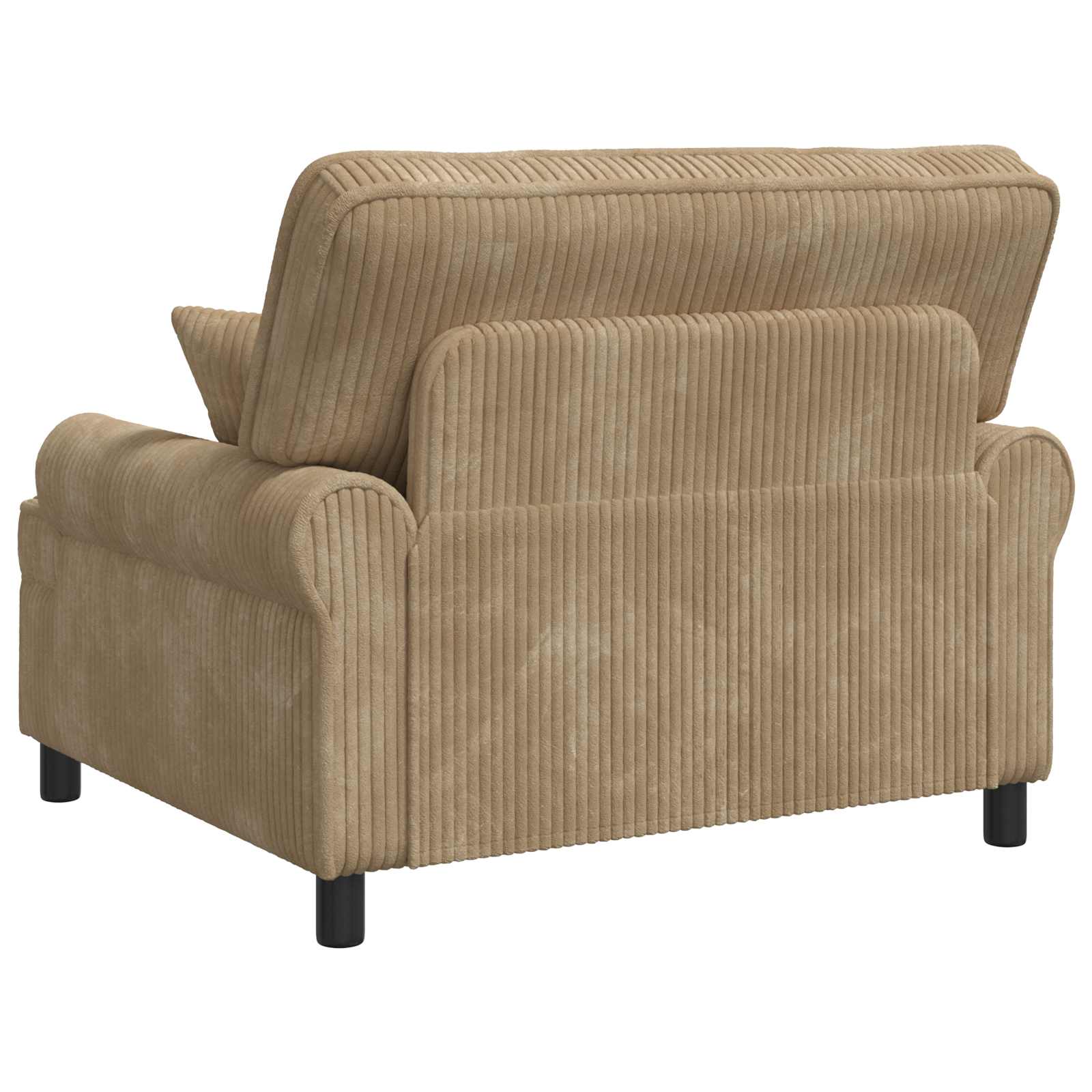 XXL fauteuil met kussens Beige 1,5 Lijnen Stof