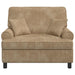 XXL fauteuil met kussens Beige 1,5 Lijnen Stof