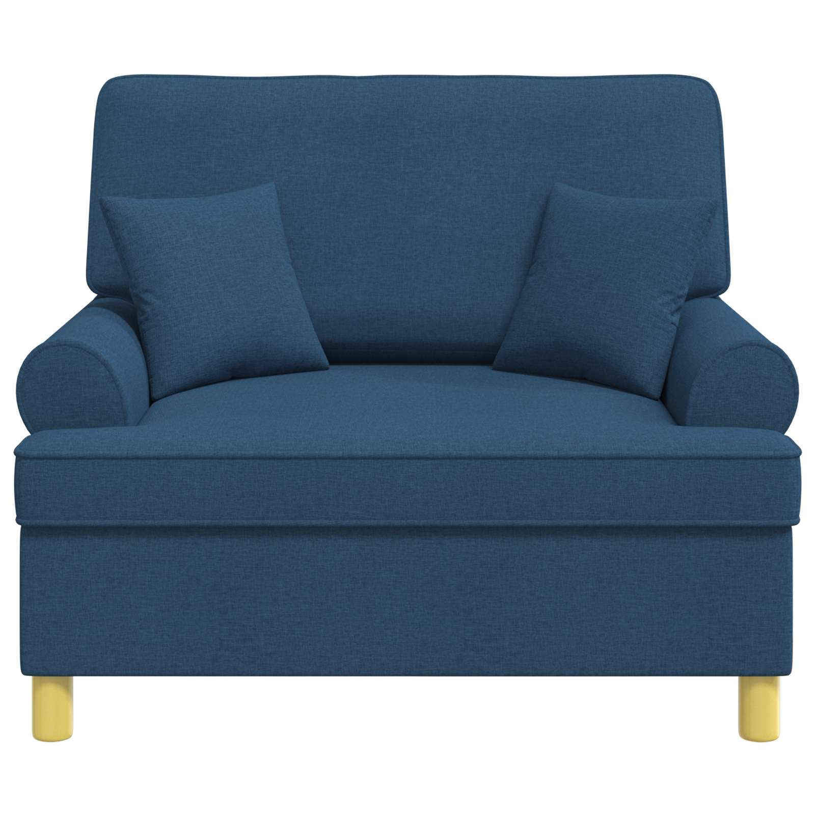 Fauteuil met kussens Blauw Stof