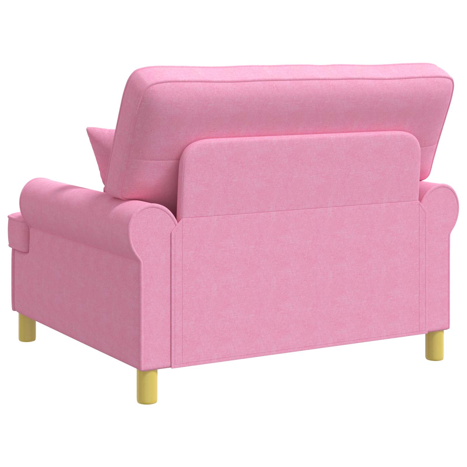Fauteuil met kussens Roze Stof