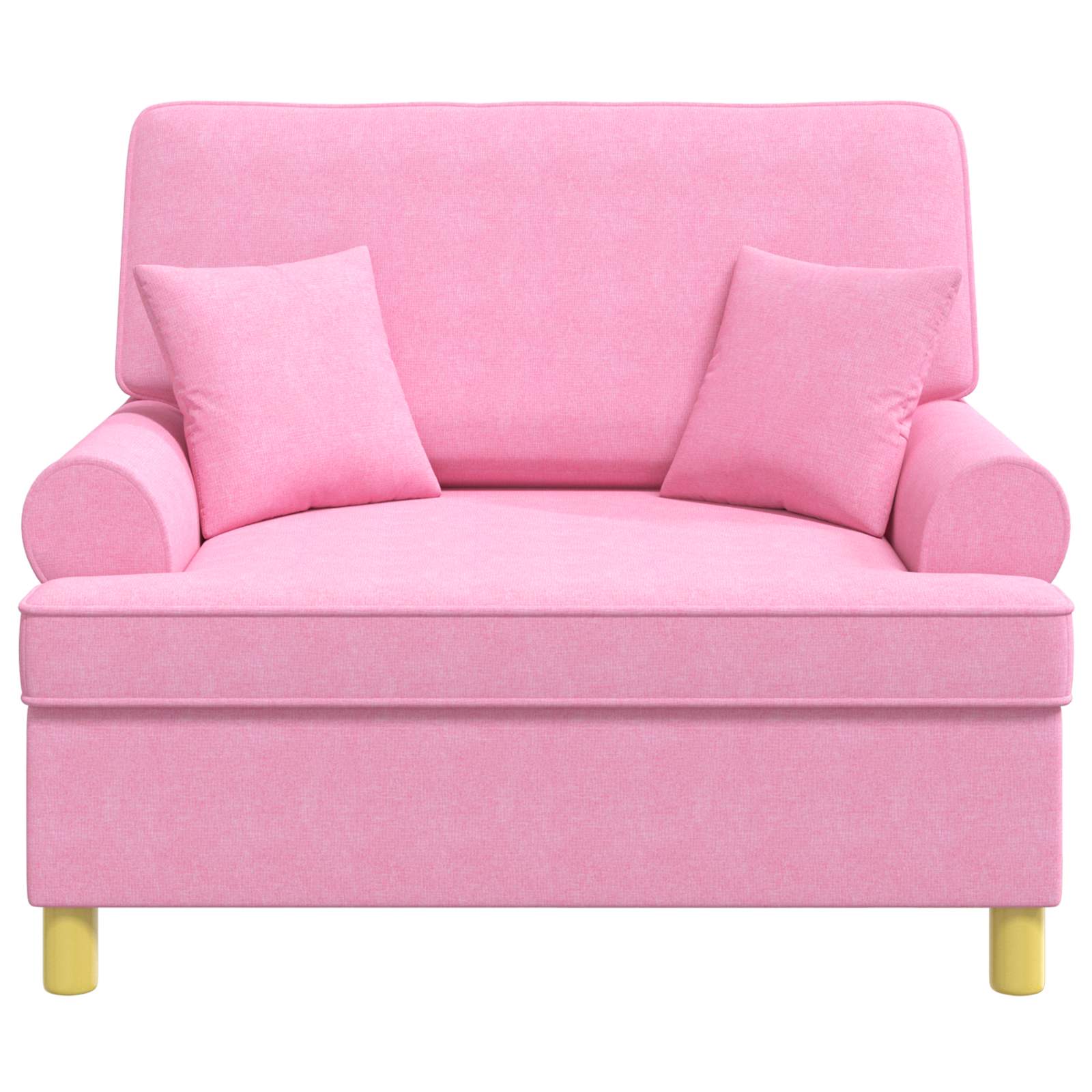 Fauteuil met kussens Roze Stof