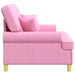 Fauteuil met kussens Roze Stof
