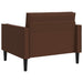 XL fauteuil Bruin Kunstleer