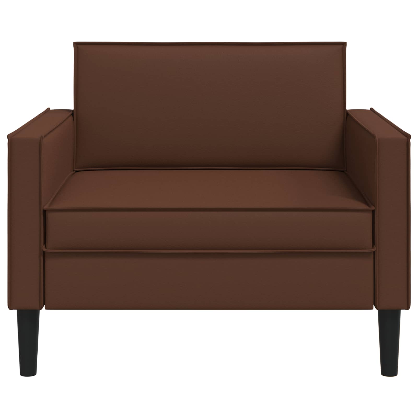 XL fauteuil Bruin Kunstleer