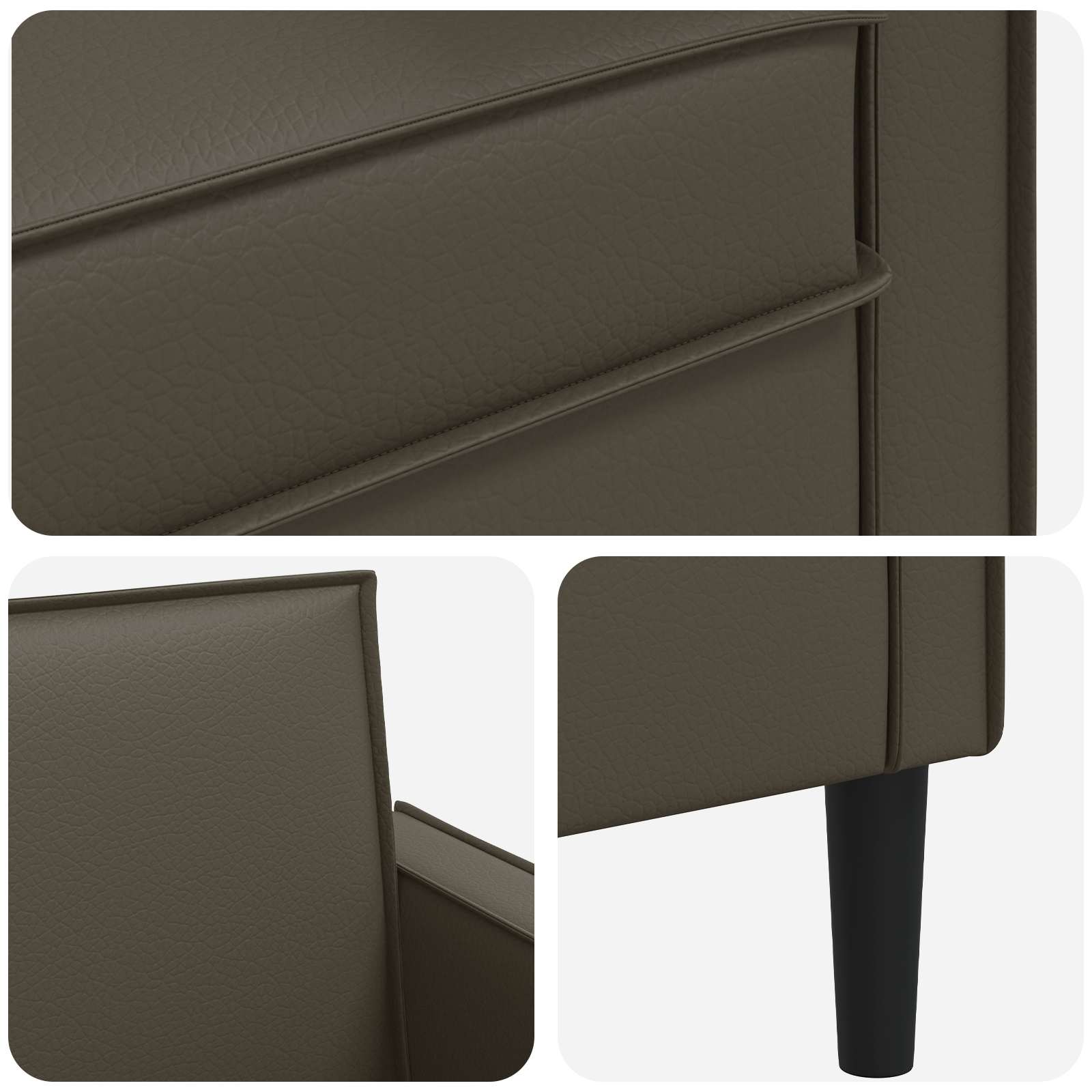XL fauteuil Bruin Kunstleer