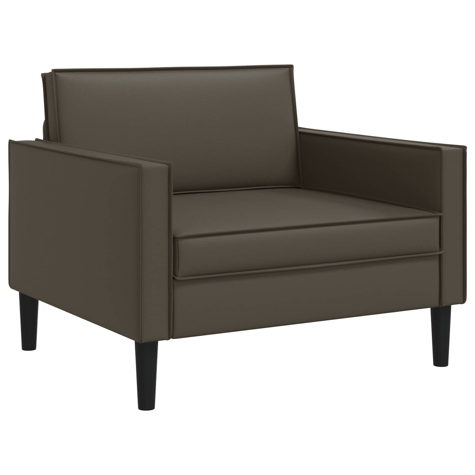 XL fauteuil Bruin Kunstleer