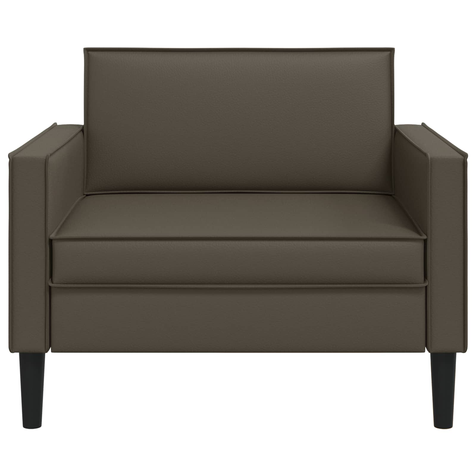 XL fauteuil Bruin Kunstleer