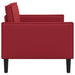 XL fauteuil Bordeauxrood Kunstleer