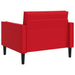 XL fauteuil Rood Kunstleer