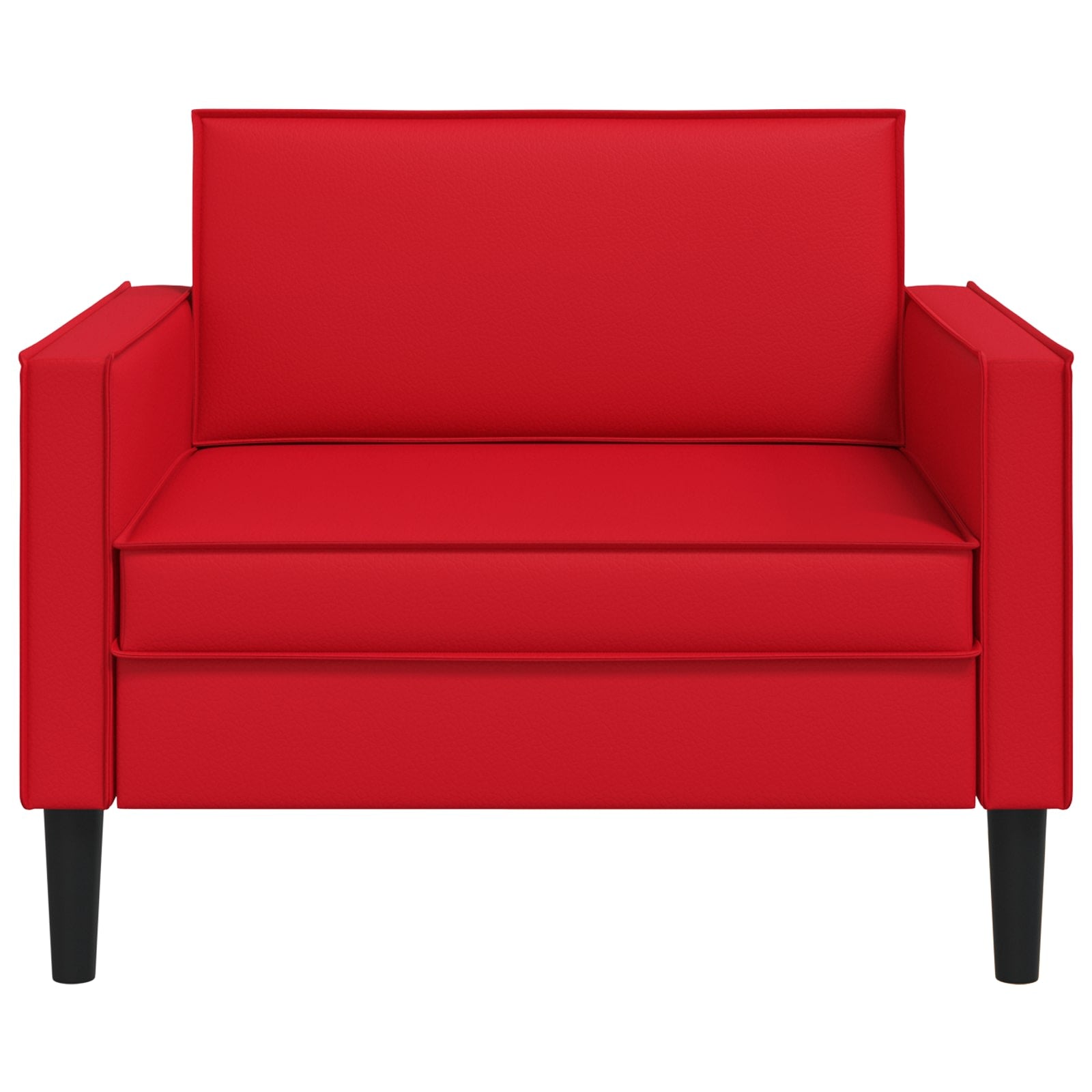 XL fauteuil Rood Kunstleer