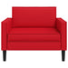 XL fauteuil Rood Kunstleer