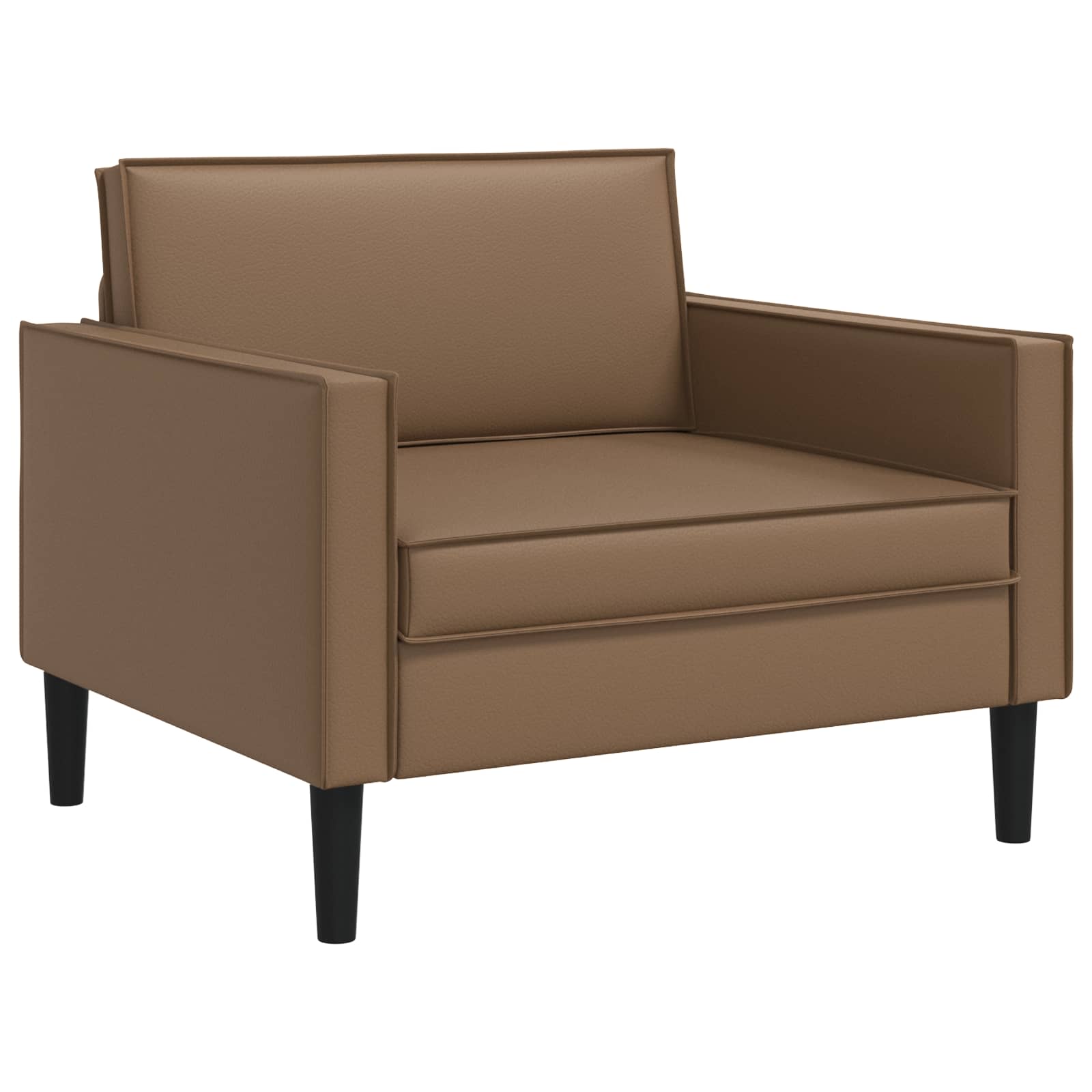 XL fauteuil Cappuccino Kunstleer
