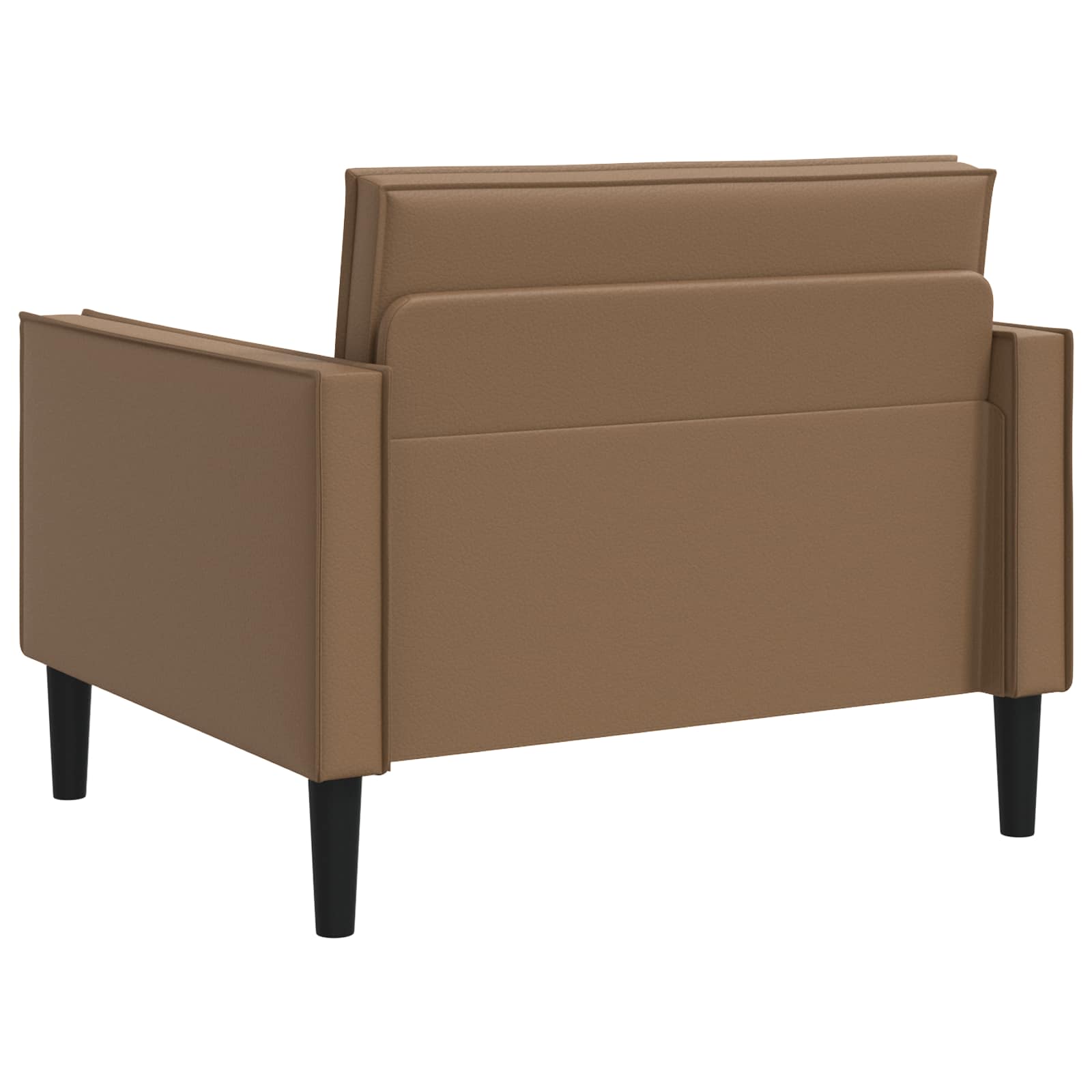 XL fauteuil Cappuccino Kunstleer