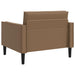 XL fauteuil Cappuccino Kunstleer