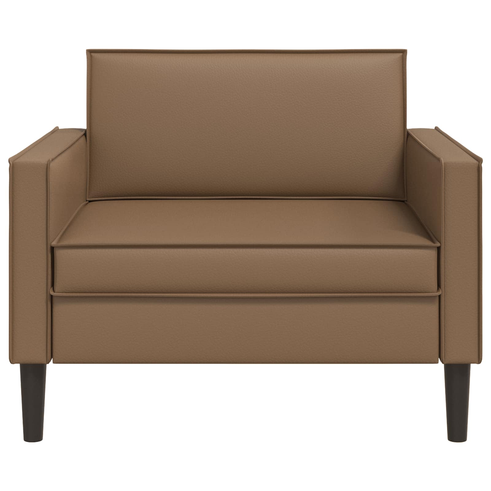XL fauteuil Cappuccino Kunstleer