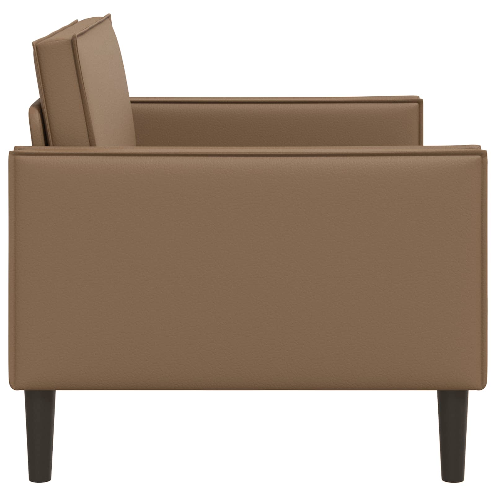 XL fauteuil Cappuccino Kunstleer