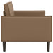 XL fauteuil Cappuccino Kunstleer