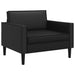 XL fauteuil Zwart Kunstleer