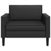 XL fauteuil Zwart Kunstleer