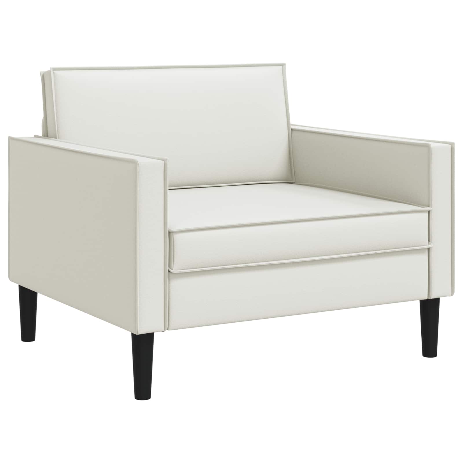 XL fauteuil Wit Kunstleer