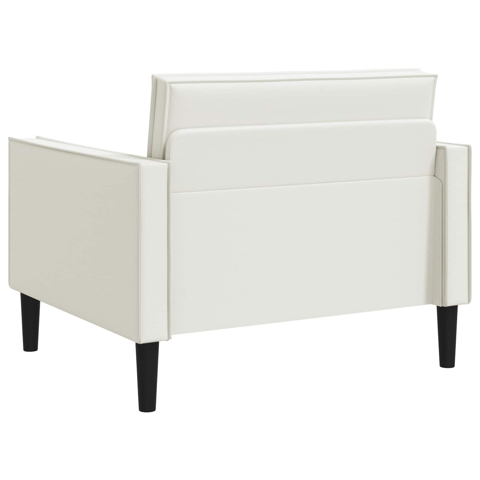 XL fauteuil Wit Kunstleer