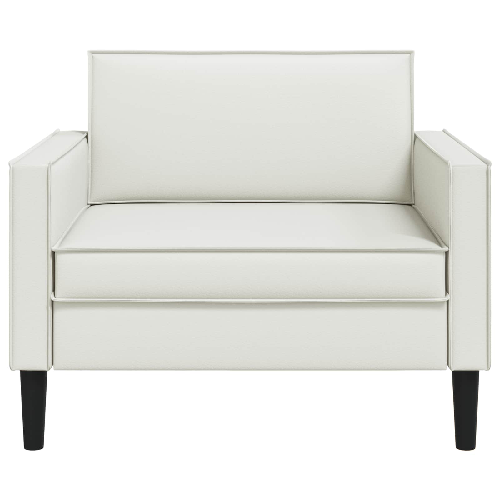 XL fauteuil Wit Kunstleer