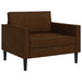 XL fauteuil Bruin Nep Suede Leer
