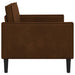 XL fauteuil Bruin Nep Suede Leer