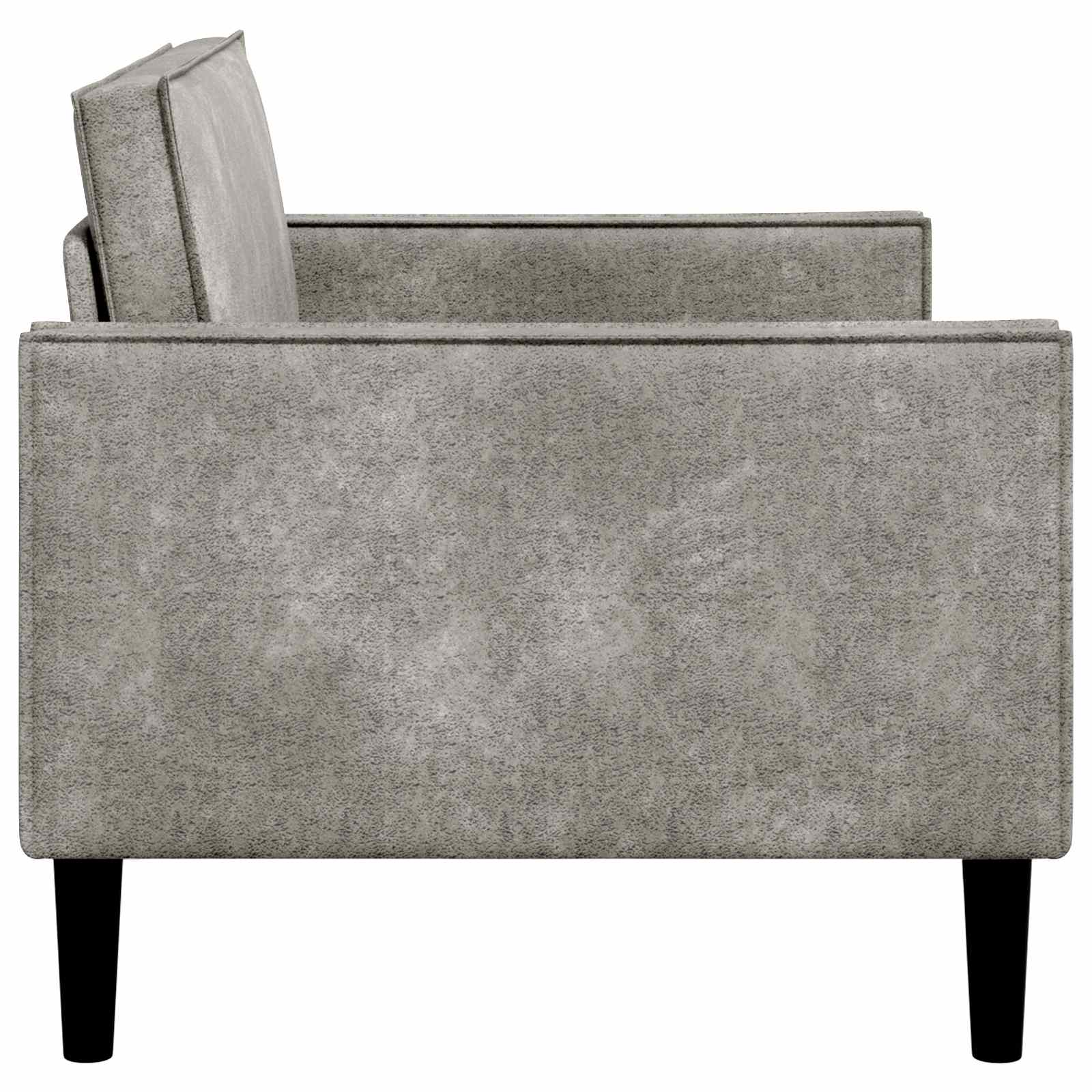XL fauteuil Lichtgrijs Nep Suede Leer
