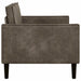 XL fauteuil Donkergrijs Nep Suede Leer