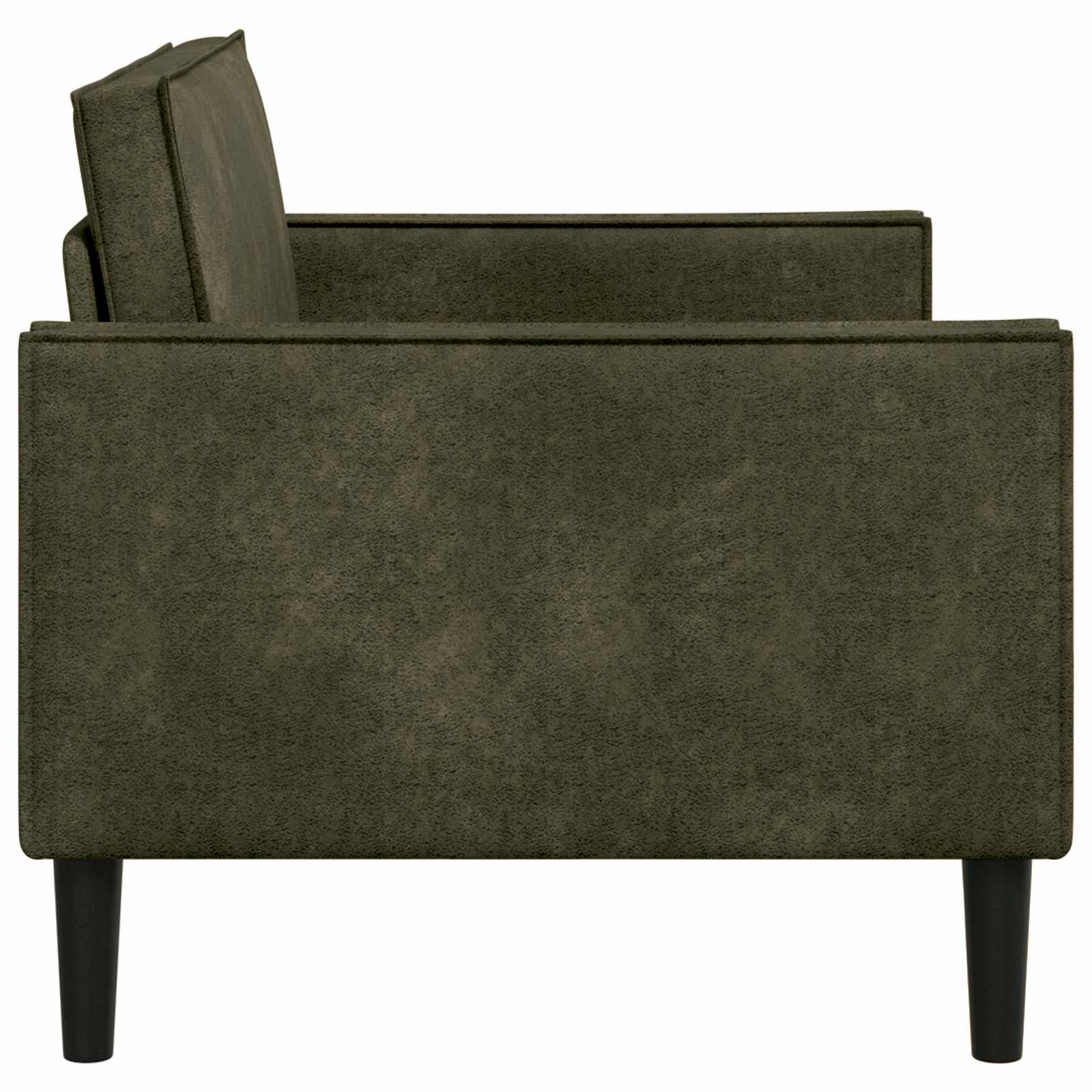 XL fauteuil Legergroen Nep Suede Leer