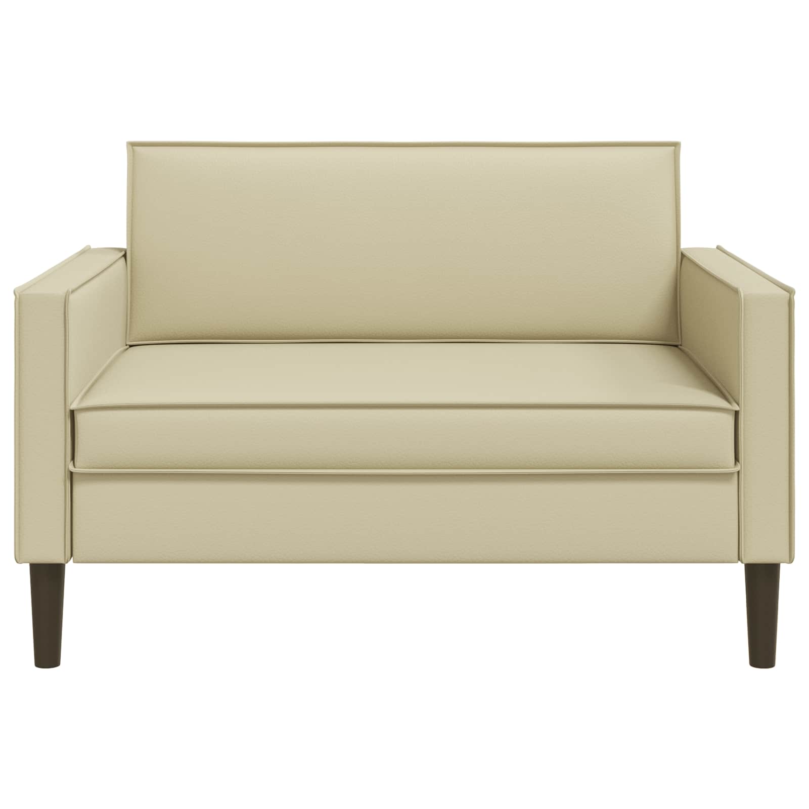 XXL fauteuil Crèmekleurig Kunstleer