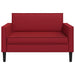 XXL fauteuil Bordeauxrood Kunstleer