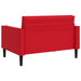 XXL fauteuil Rood Kunstleer