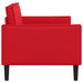 XXL fauteuil Rood Kunstleer