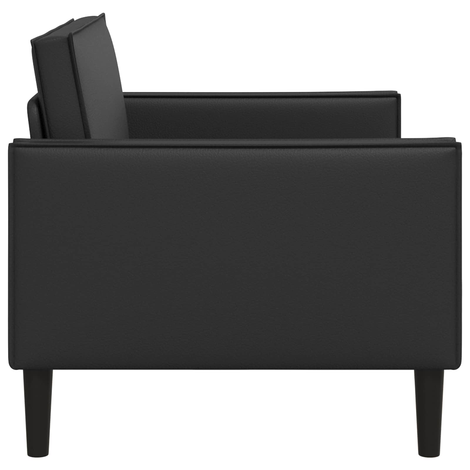 XXL Fauteuil Zwart Kunstleer