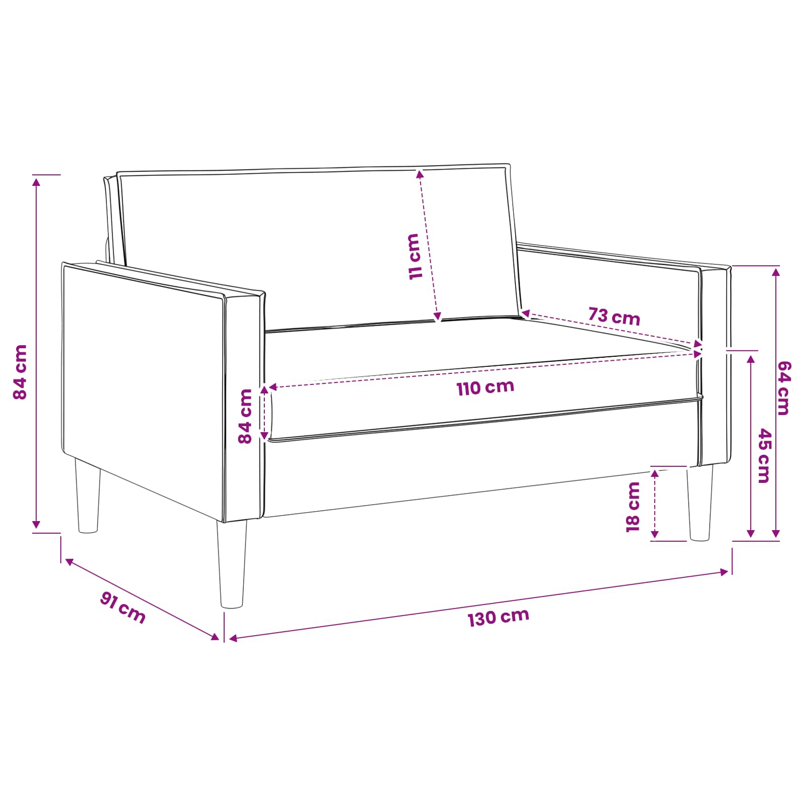 XXL fauteuil Wit Kunstleer