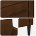 XXL fauteuil Bruin Nep Suede Leer