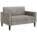 XXL fauteuil Lichtgrijs Nep Suede Leer