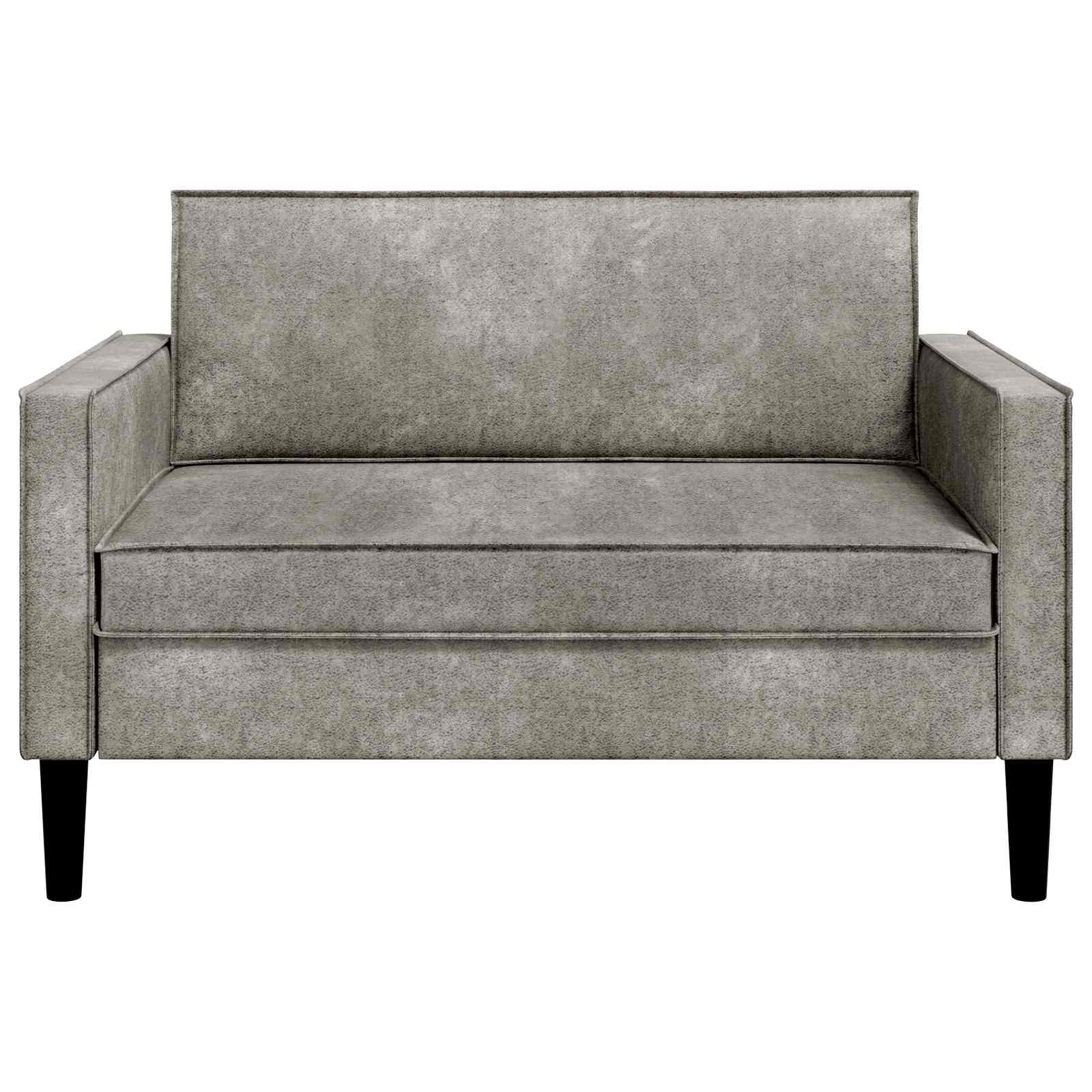 XXL fauteuil Lichtgrijs Nep Suede Leer