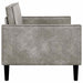 XXL fauteuil Lichtgrijs Nep Suede Leer