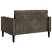 XXL fauteuil Donkergrijs Nep Suede Leer