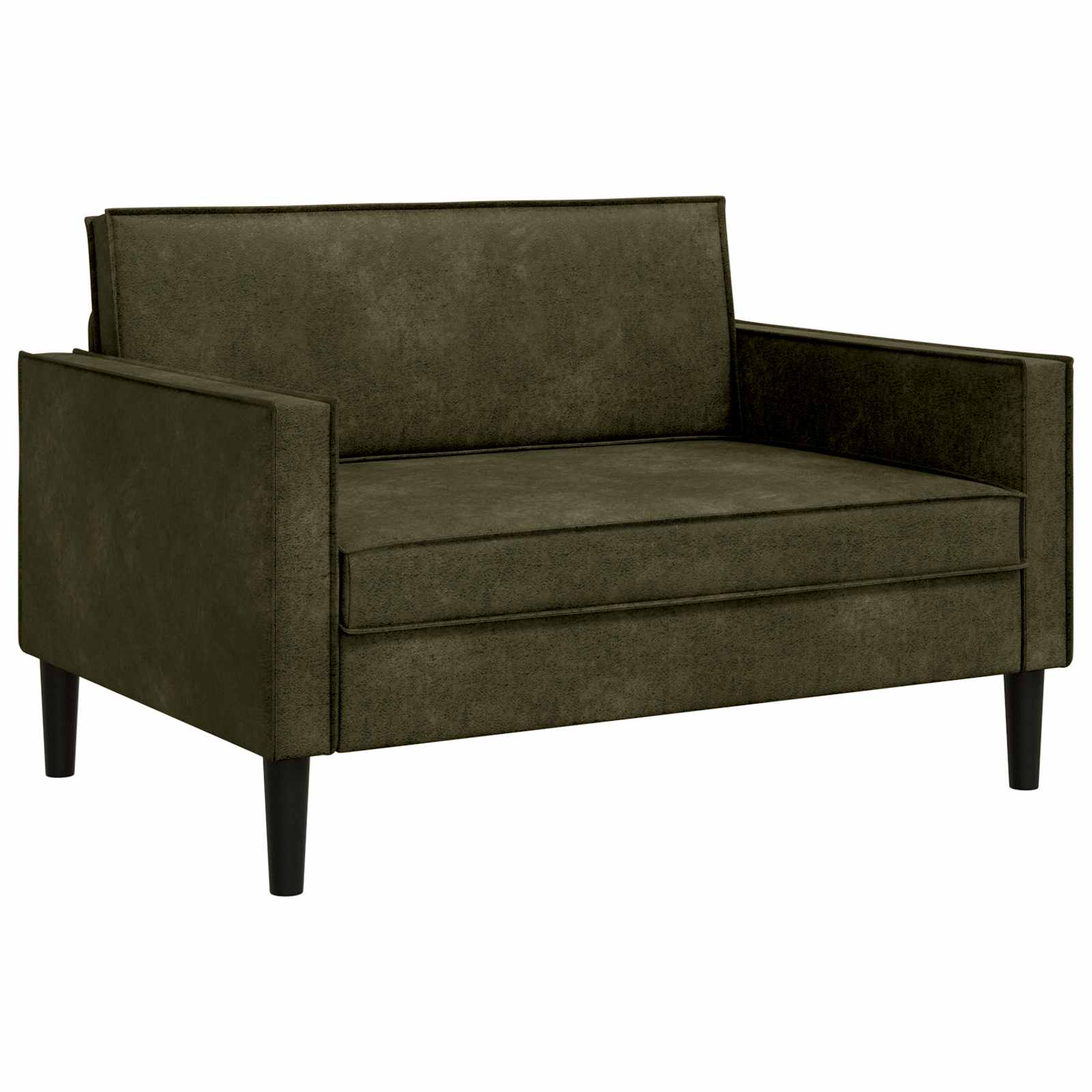 XXL fauteuil Legergroen Nep Suede Leer