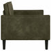 XXL fauteuil Legergroen Nep Suede Leer