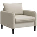 XL fauteuil Havermout fluweel