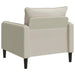 XL fauteuil Havermout fluweel