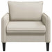 XL fauteuil Havermout fluweel