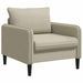 XL fauteuil Zand fluweel