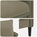 XL fauteuil Kaki fluweel